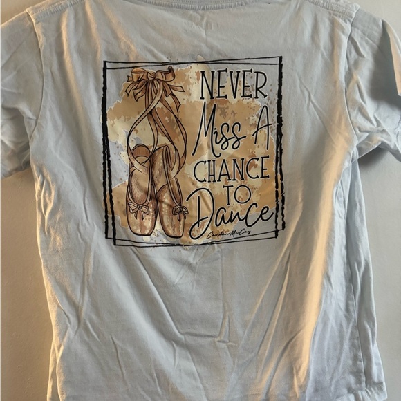 Kids Light Blue T-Shirt size medium (Cardin McCoy) - Picture 3 of 4